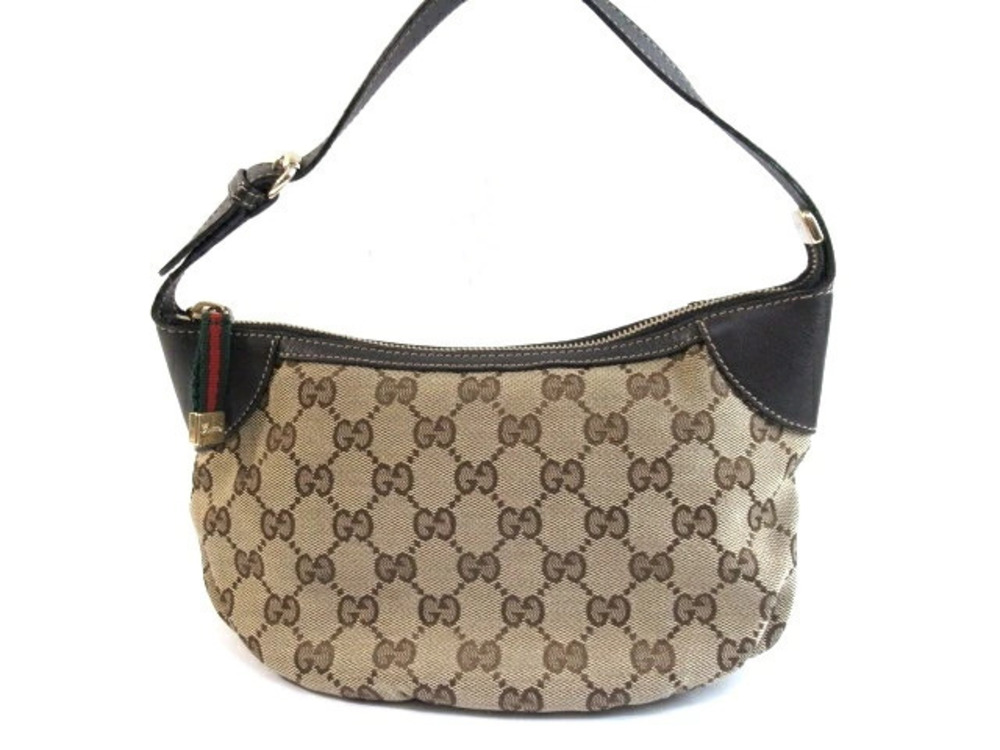 Gucci bag Hobo GG canvas Beige Cream brown